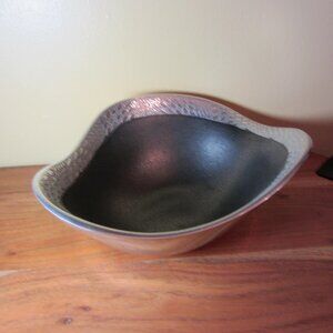 inspired generations silver metal fruit serving bowl discontinued (W4632)